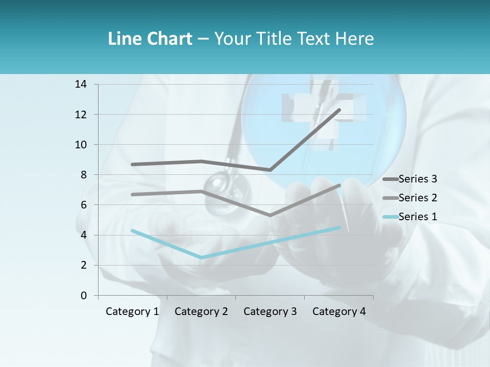 A Doctor Holding A Medical Powerpoint Presentation PowerPoint Template