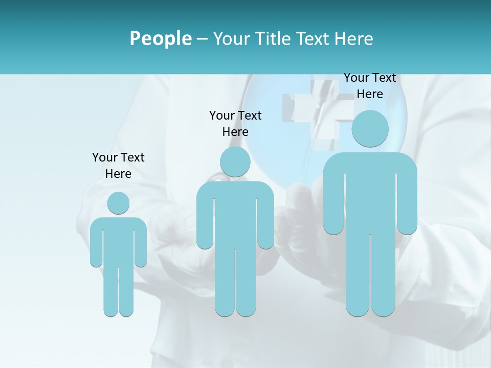 A Doctor Holding A Medical Powerpoint Presentation PowerPoint Template