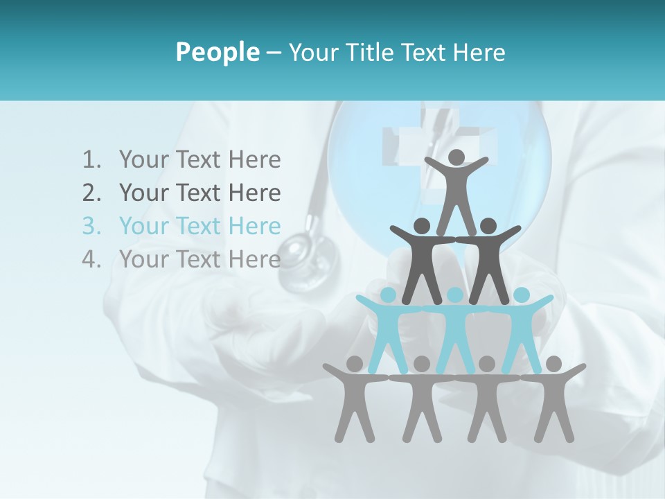 A Doctor Holding A Medical Powerpoint Presentation PowerPoint Template