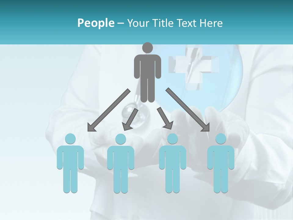 A Doctor Holding A Medical Powerpoint Presentation PowerPoint Template