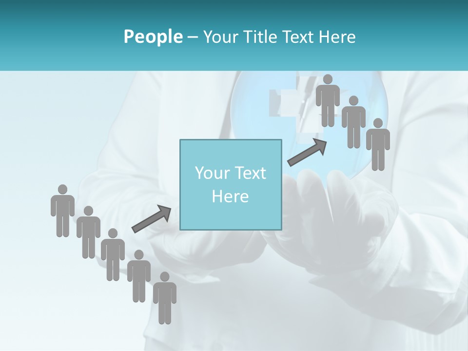 A Doctor Holding A Medical Powerpoint Presentation PowerPoint Template