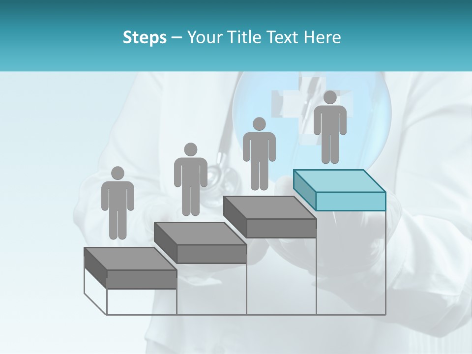 A Doctor Holding A Medical Powerpoint Presentation PowerPoint Template