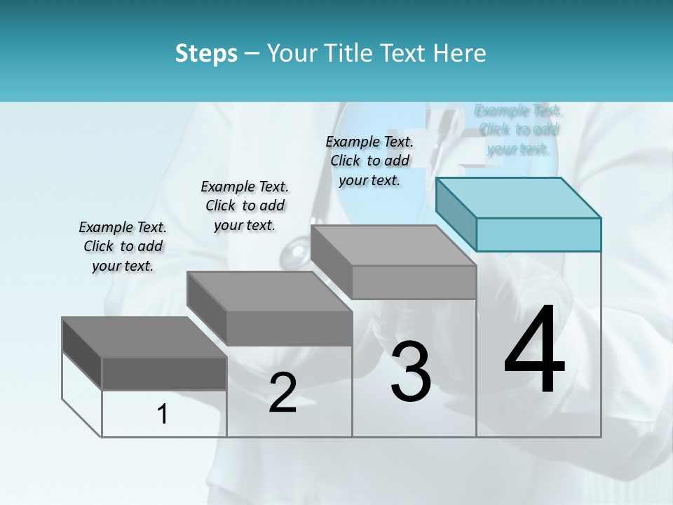 A Doctor Holding A Medical Powerpoint Presentation PowerPoint Template