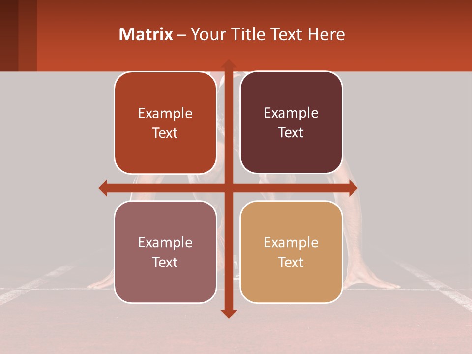 A Man Doing A Handstand On A Skateboard On A Track PowerPoint Template