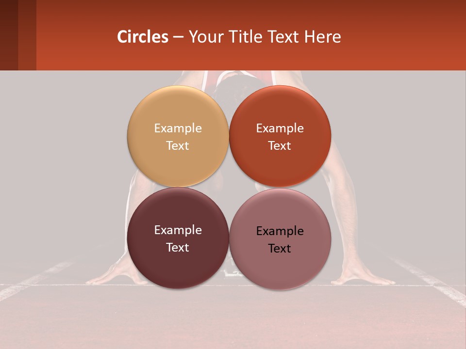 A Man Doing A Handstand On A Skateboard On A Track PowerPoint Template