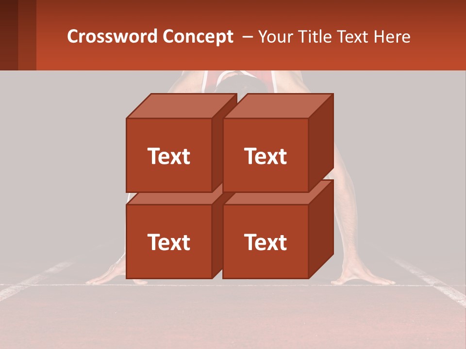 A Man Doing A Handstand On A Skateboard On A Track PowerPoint Template