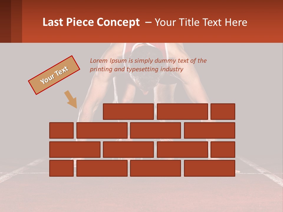 A Man Doing A Handstand On A Skateboard On A Track PowerPoint Template