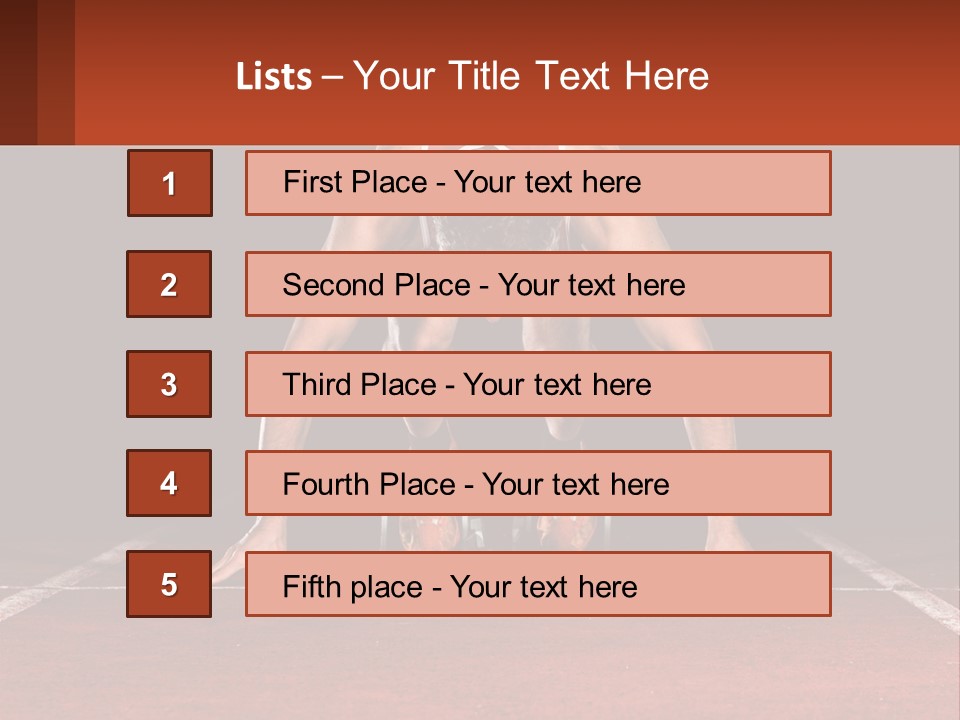 A Man Doing A Handstand On A Skateboard On A Track PowerPoint Template