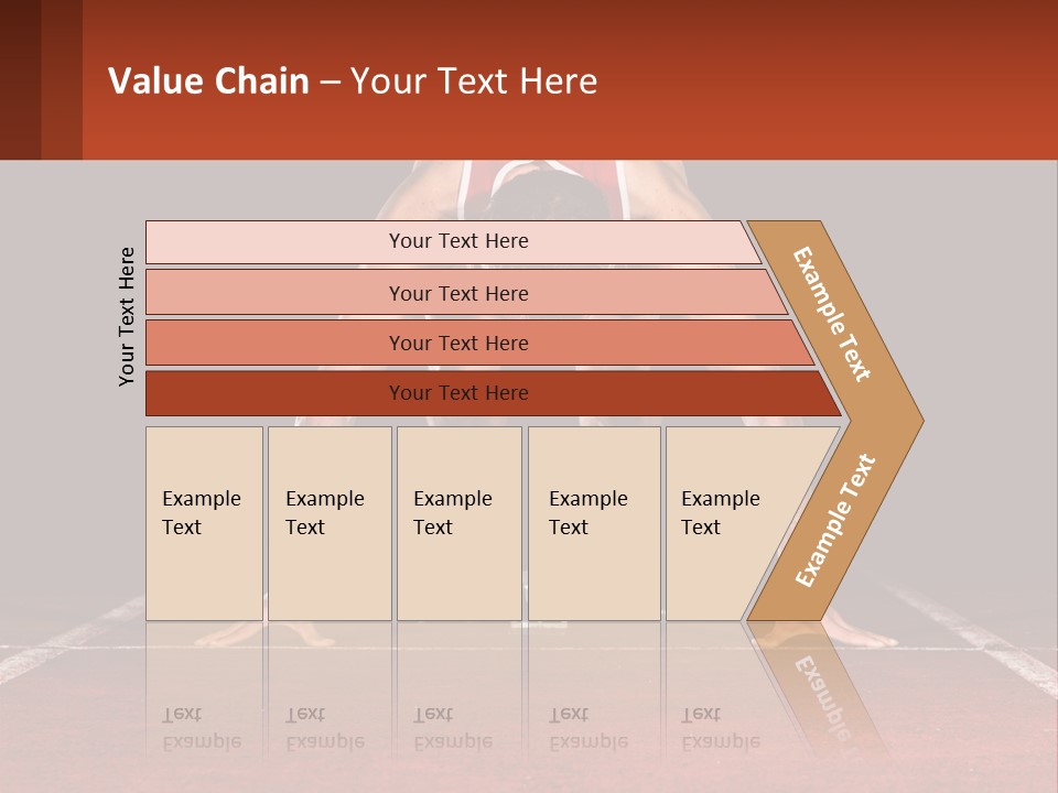 A Man Doing A Handstand On A Skateboard On A Track PowerPoint Template