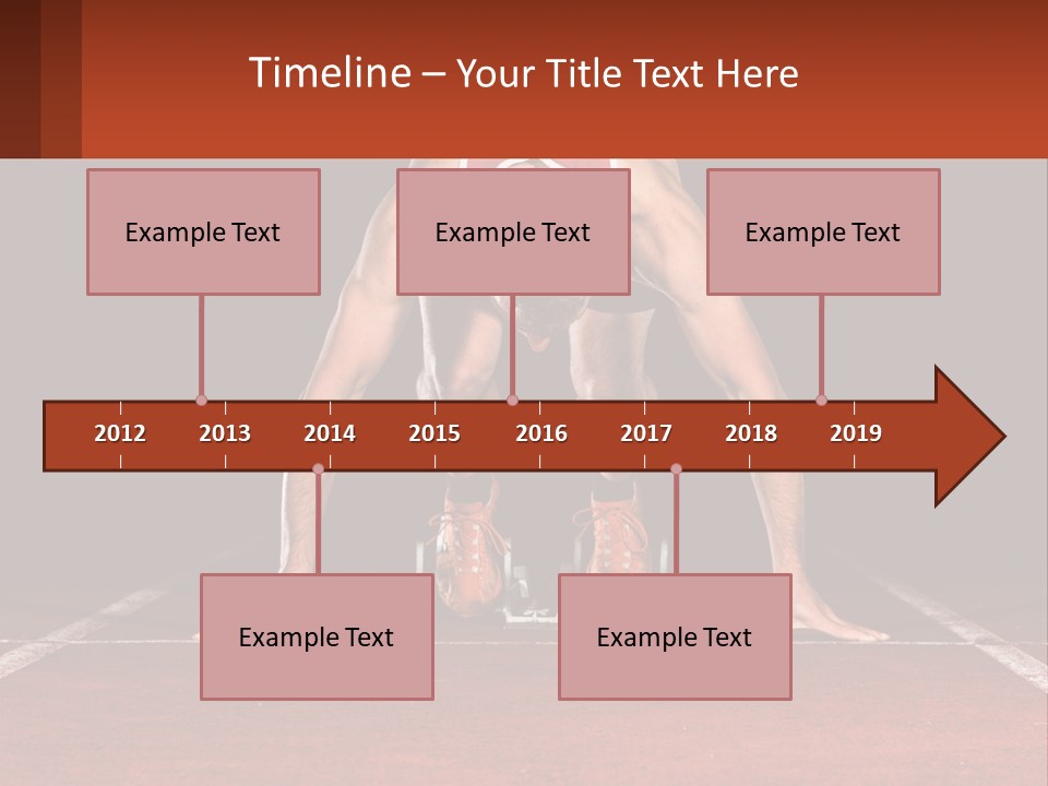 A Man Doing A Handstand On A Skateboard On A Track PowerPoint Template