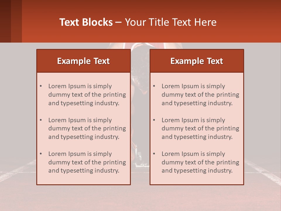 A Man Doing A Handstand On A Skateboard On A Track PowerPoint Template