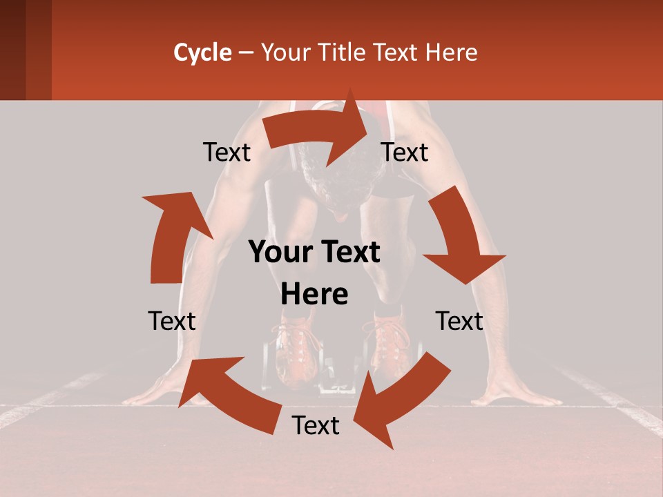 A Man Doing A Handstand On A Skateboard On A Track PowerPoint Template