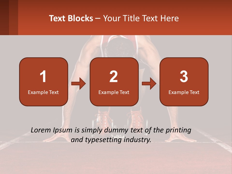 A Man Doing A Handstand On A Skateboard On A Track PowerPoint Template
