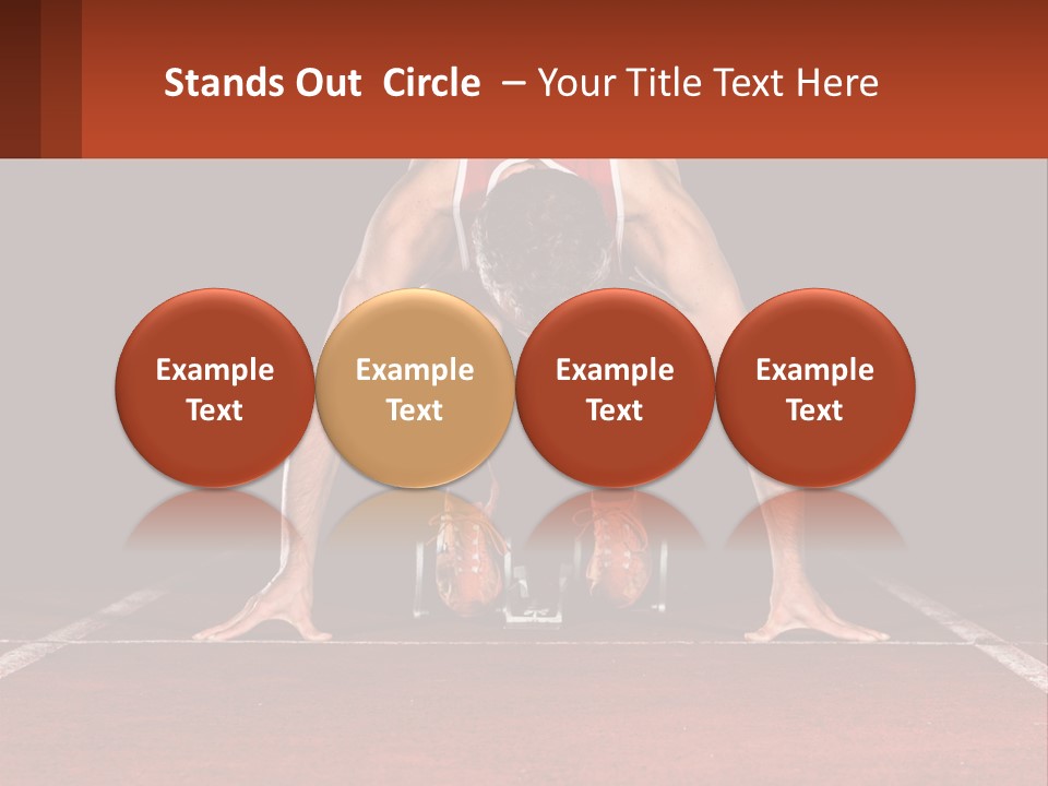 A Man Doing A Handstand On A Skateboard On A Track PowerPoint Template