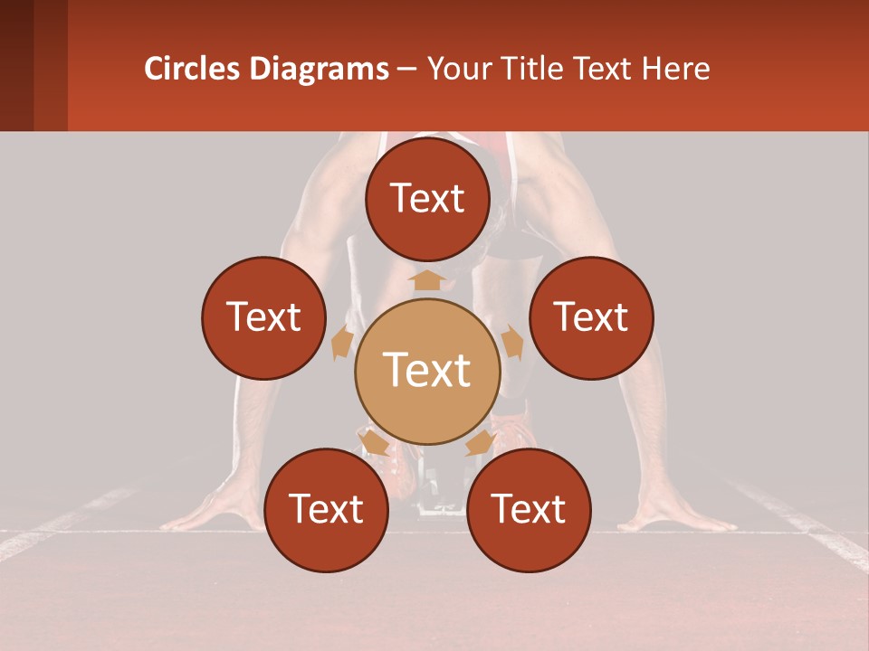 A Man Doing A Handstand On A Skateboard On A Track PowerPoint Template