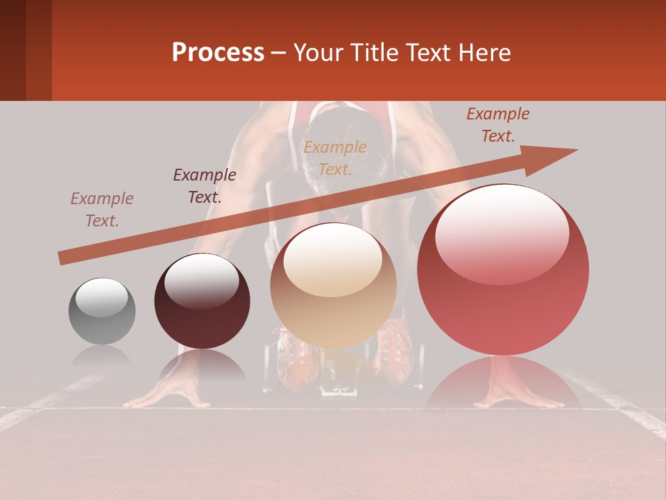 A Man Doing A Handstand On A Skateboard On A Track PowerPoint Template