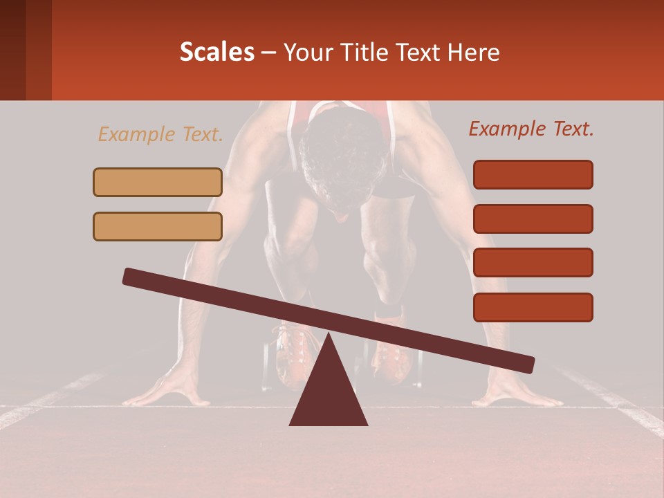 A Man Doing A Handstand On A Skateboard On A Track PowerPoint Template