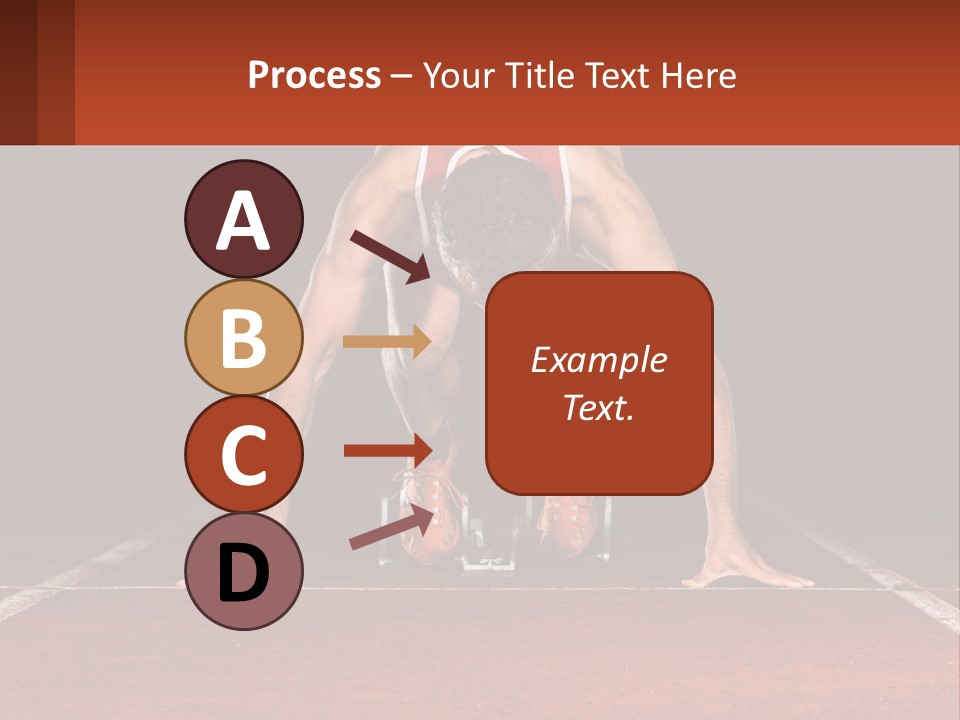 A Man Doing A Handstand On A Skateboard On A Track PowerPoint Template