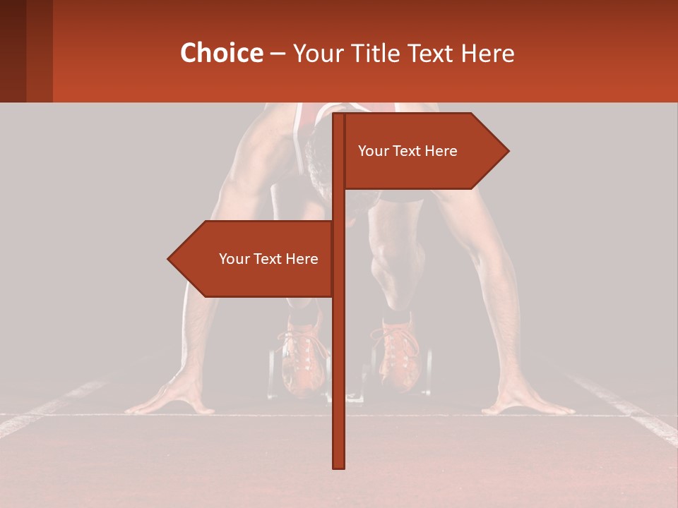 A Man Doing A Handstand On A Skateboard On A Track PowerPoint Template