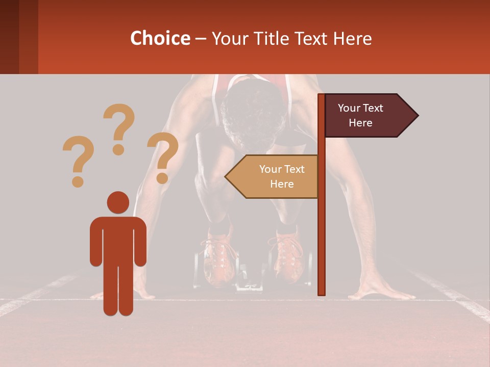 A Man Doing A Handstand On A Skateboard On A Track PowerPoint Template