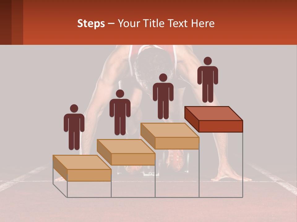 A Man Doing A Handstand On A Skateboard On A Track PowerPoint Template