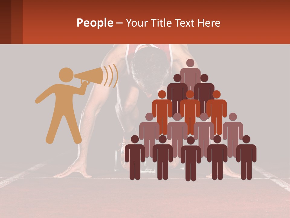 A Man Doing A Handstand On A Skateboard On A Track PowerPoint Template