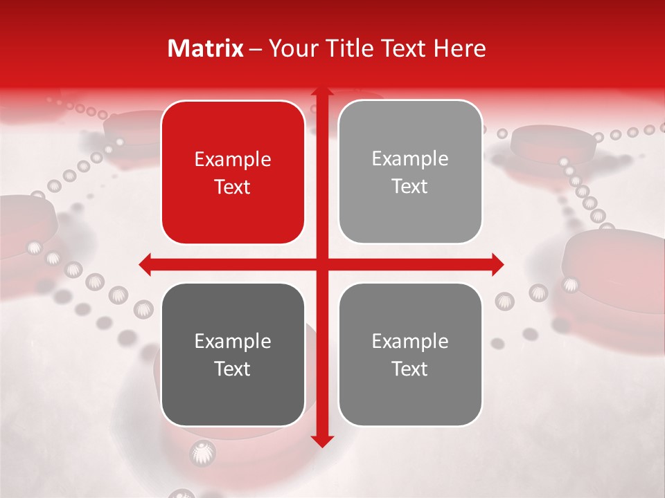 A Group Of Red Circles On A White Surface PowerPoint Template