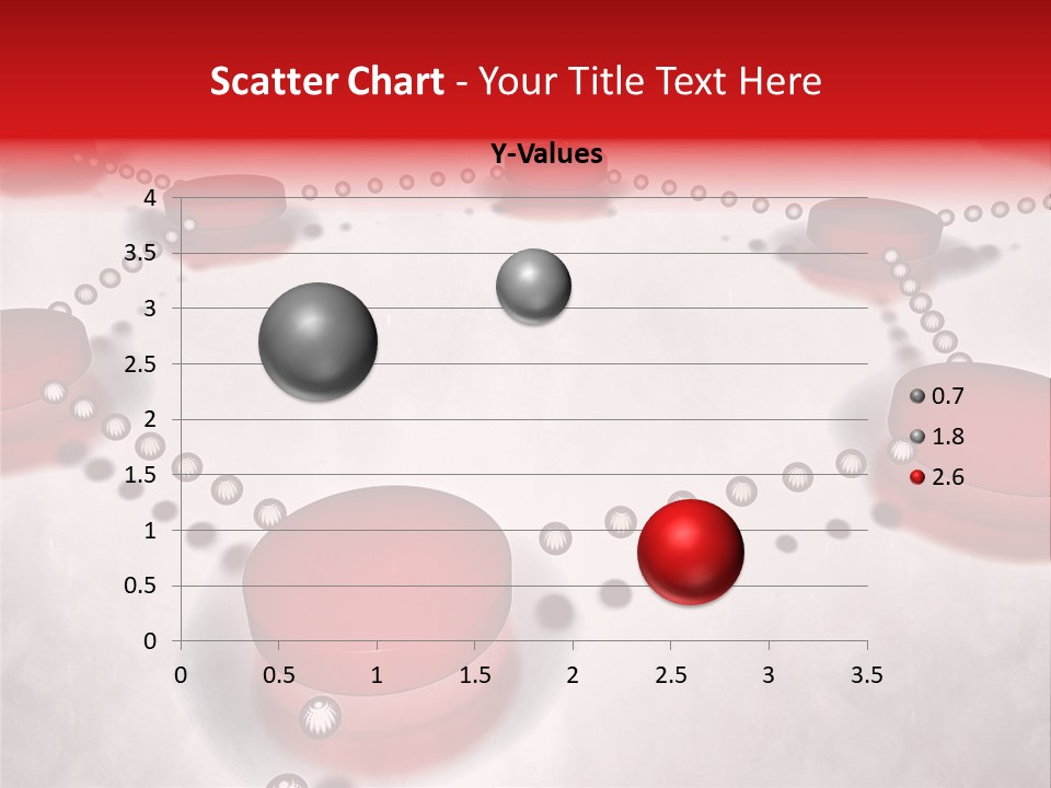 A Group Of Red Circles On A White Surface PowerPoint Template
