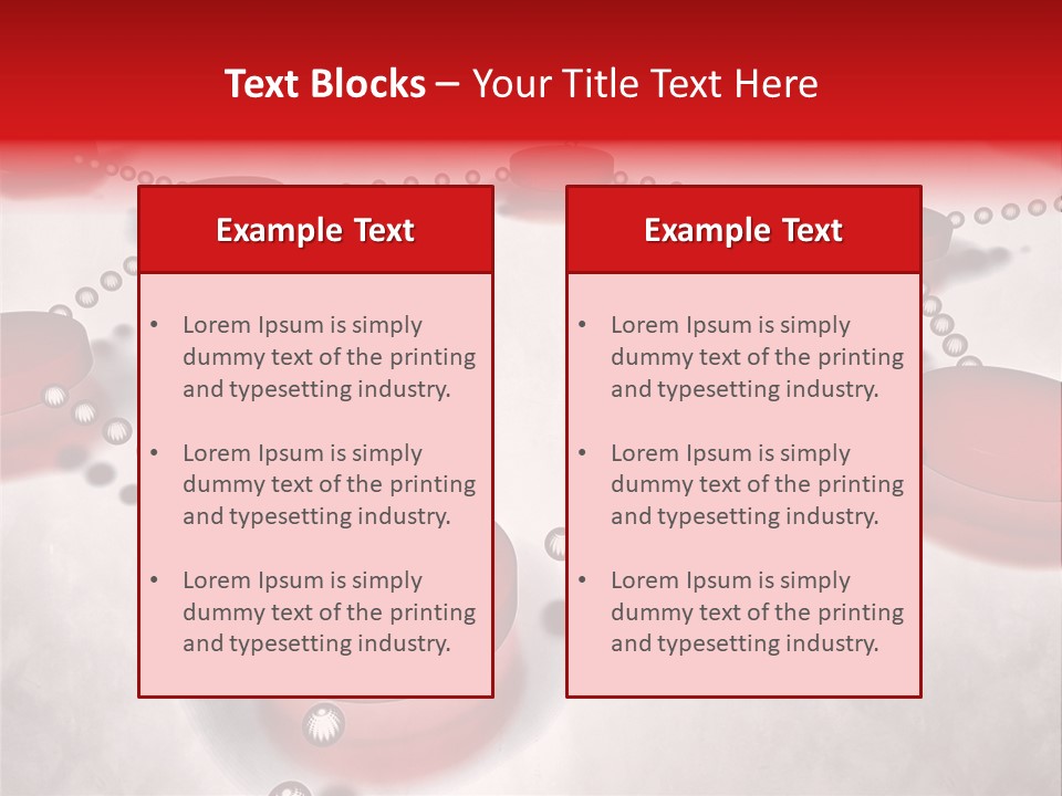 A Group Of Red Circles On A White Surface PowerPoint Template