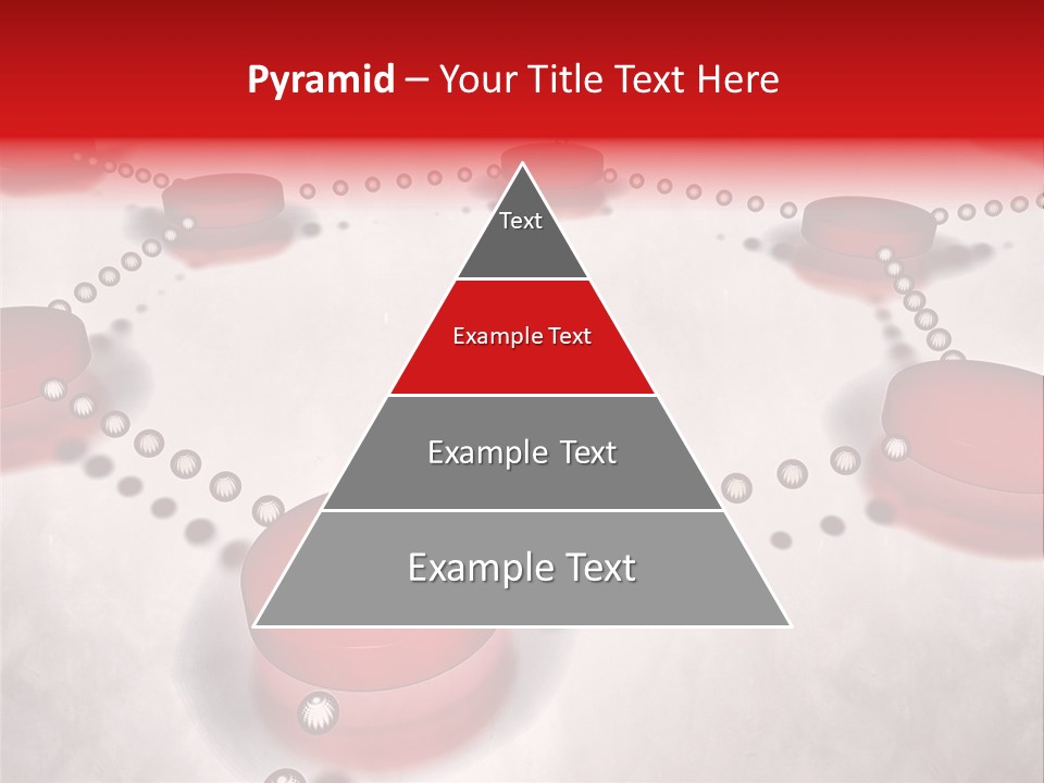 A Group Of Red Circles On A White Surface PowerPoint Template