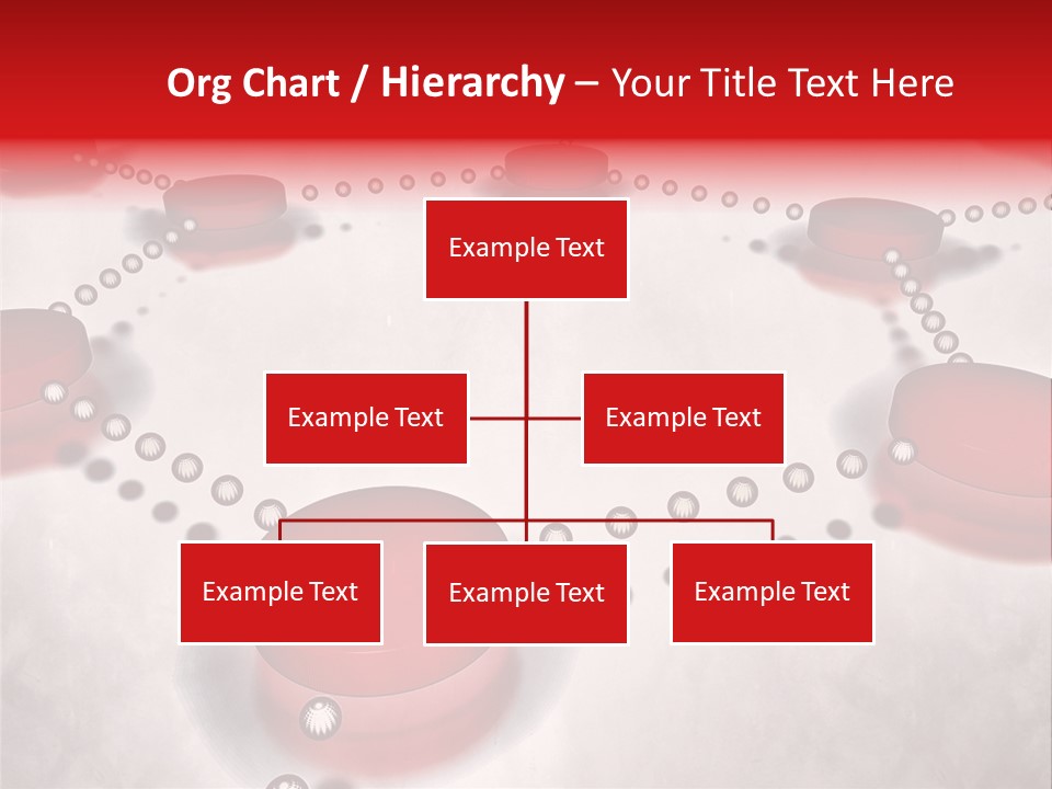 A Group Of Red Circles On A White Surface PowerPoint Template