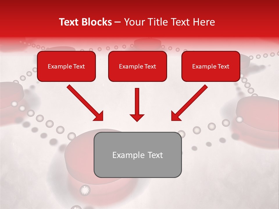 A Group Of Red Circles On A White Surface PowerPoint Template