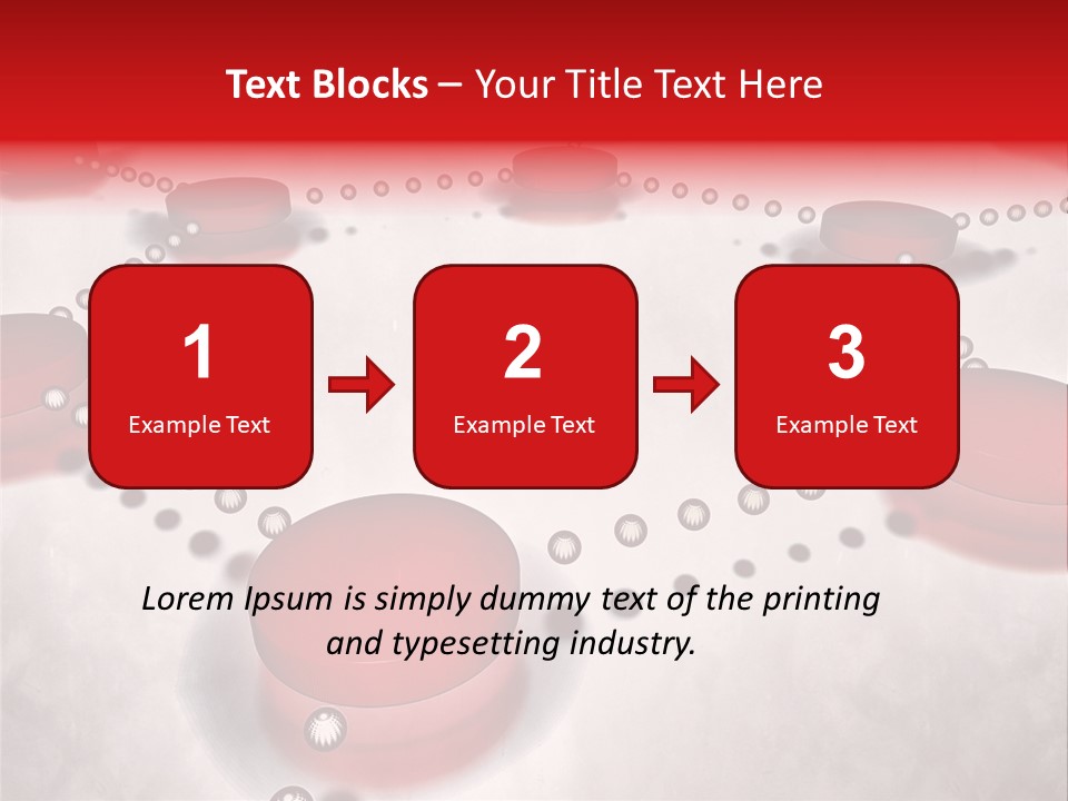 A Group Of Red Circles On A White Surface PowerPoint Template