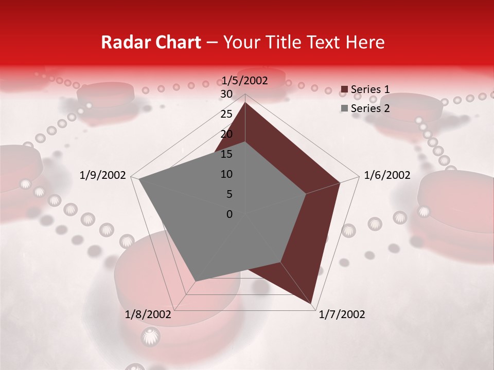 A Group Of Red Circles On A White Surface PowerPoint Template