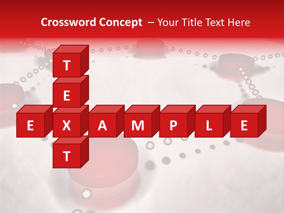 A Group Of Red Circles On A White Surface PowerPoint Template