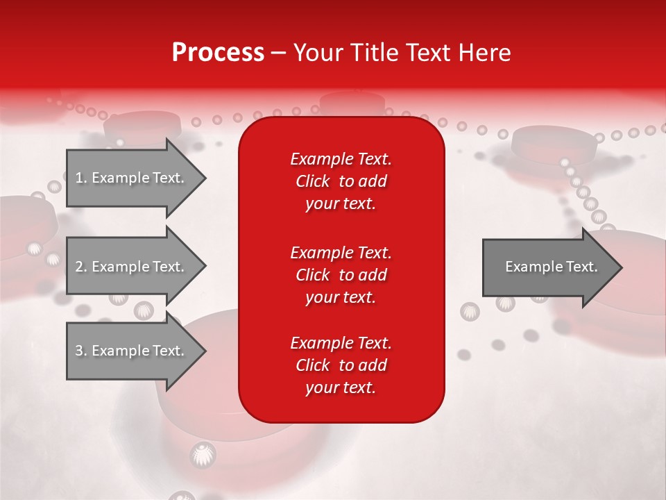 A Group Of Red Circles On A White Surface PowerPoint Template