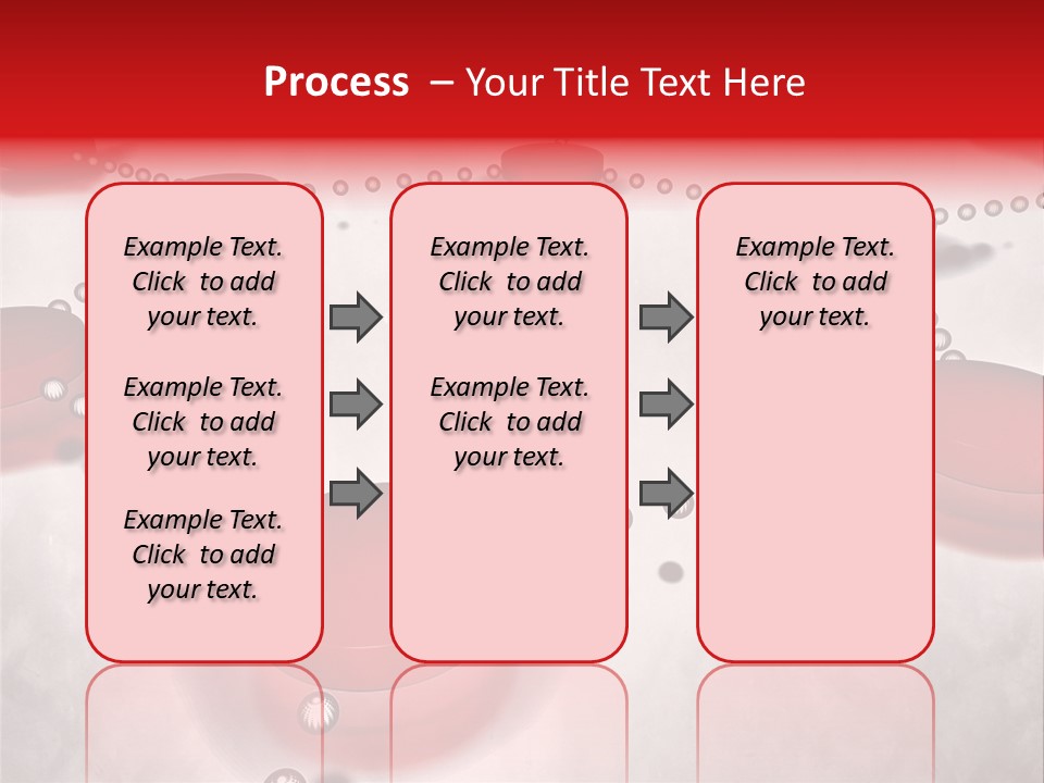 A Group Of Red Circles On A White Surface PowerPoint Template