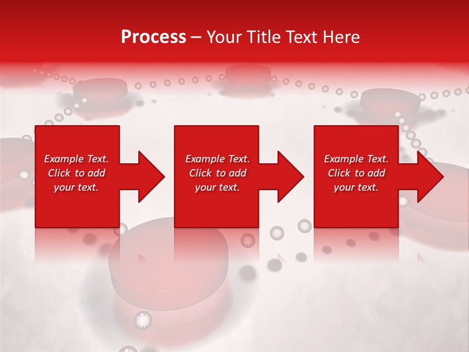 A Group Of Red Circles On A White Surface PowerPoint Template