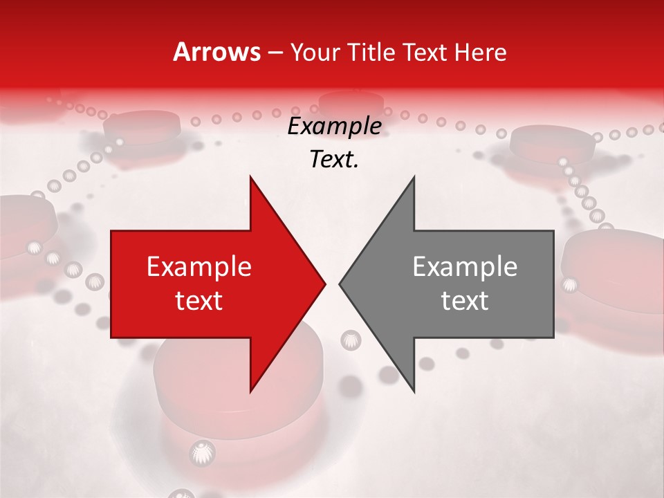 A Group Of Red Circles On A White Surface PowerPoint Template
