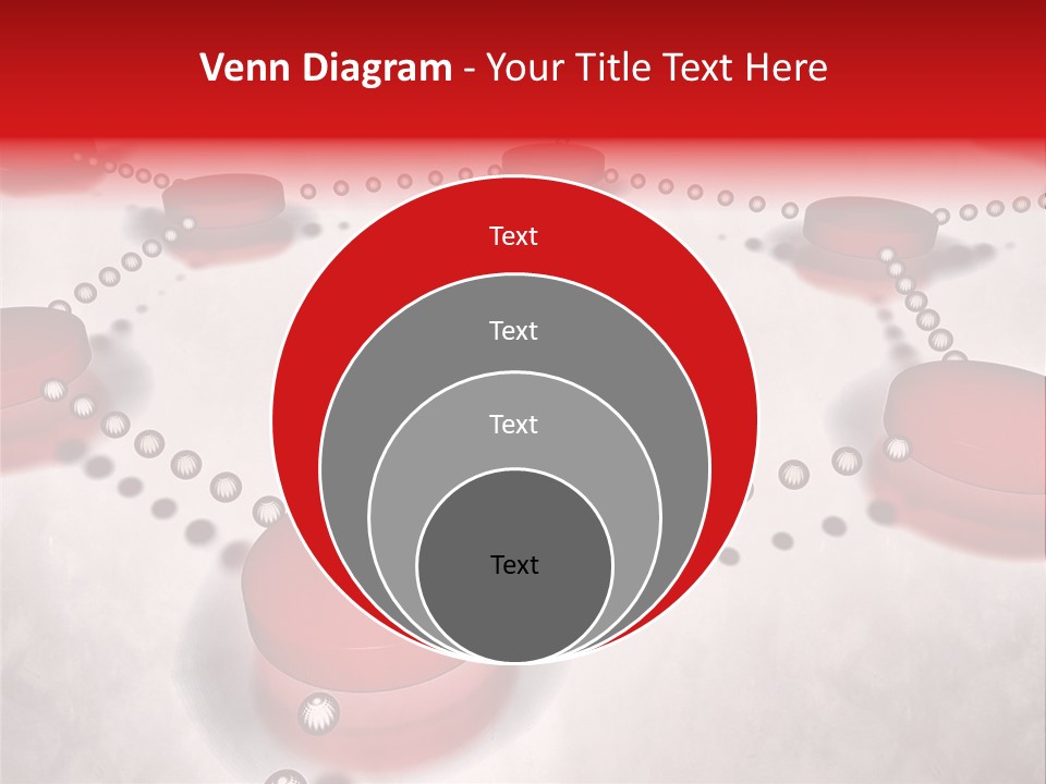 A Group Of Red Circles On A White Surface PowerPoint Template