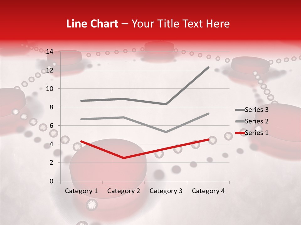 A Group Of Red Circles On A White Surface PowerPoint Template
