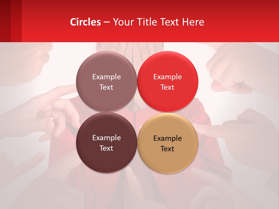 A Group Of People Covering Their Faces With Their Hands PowerPoint Template