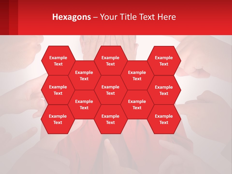 A Group Of People Covering Their Faces With Their Hands PowerPoint Template