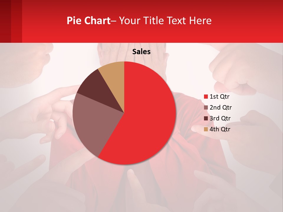 A Group Of People Covering Their Faces With Their Hands PowerPoint Template