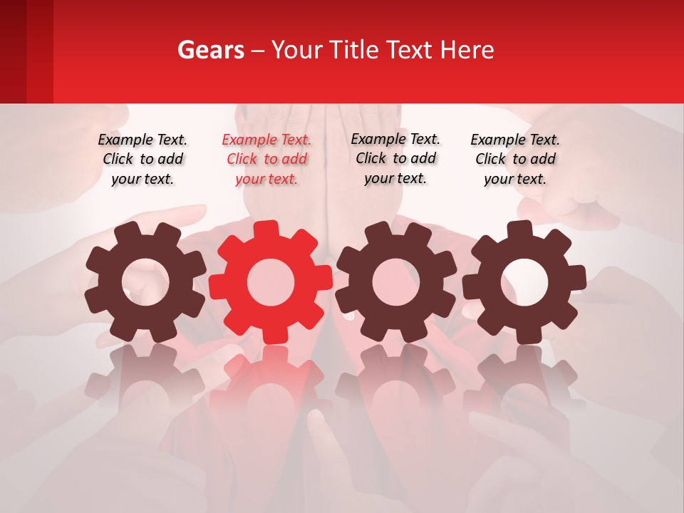 A Group Of People Covering Their Faces With Their Hands PowerPoint Template