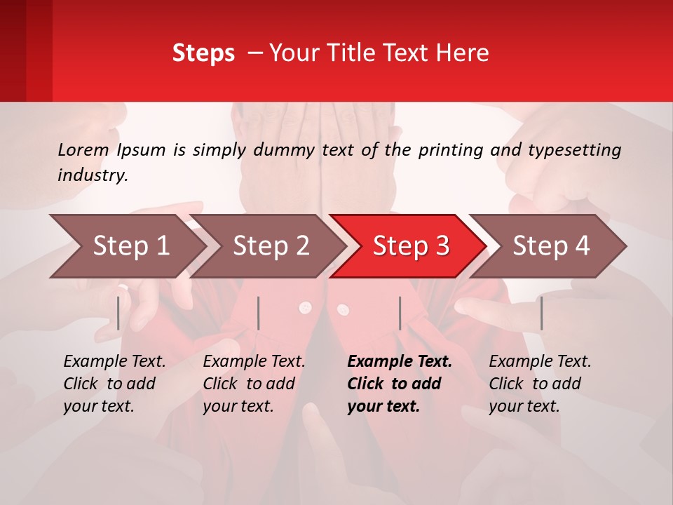 A Group Of People Covering Their Faces With Their Hands PowerPoint Template