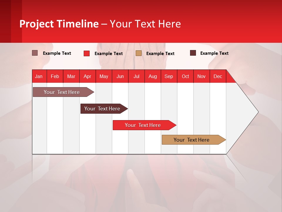 A Group Of People Covering Their Faces With Their Hands PowerPoint Template