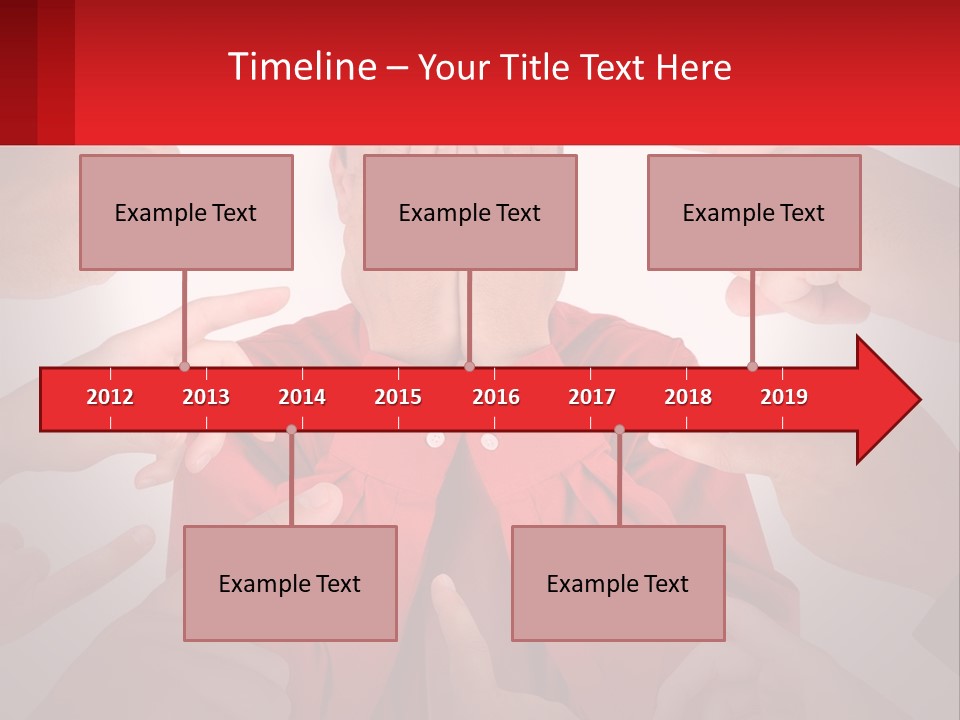 A Group Of People Covering Their Faces With Their Hands PowerPoint Template