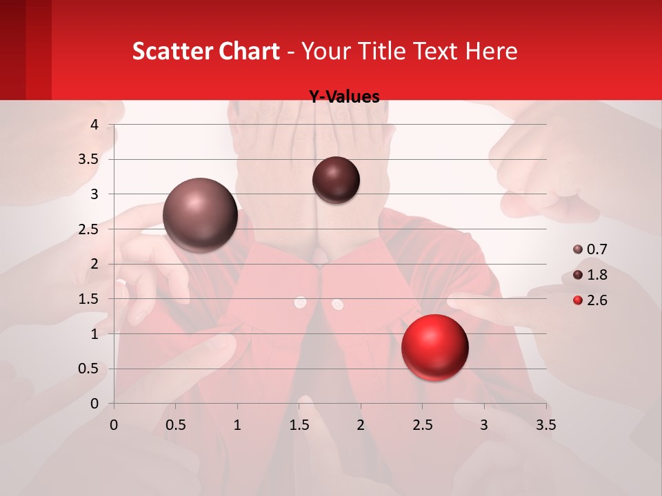 A Group Of People Covering Their Faces With Their Hands PowerPoint Template