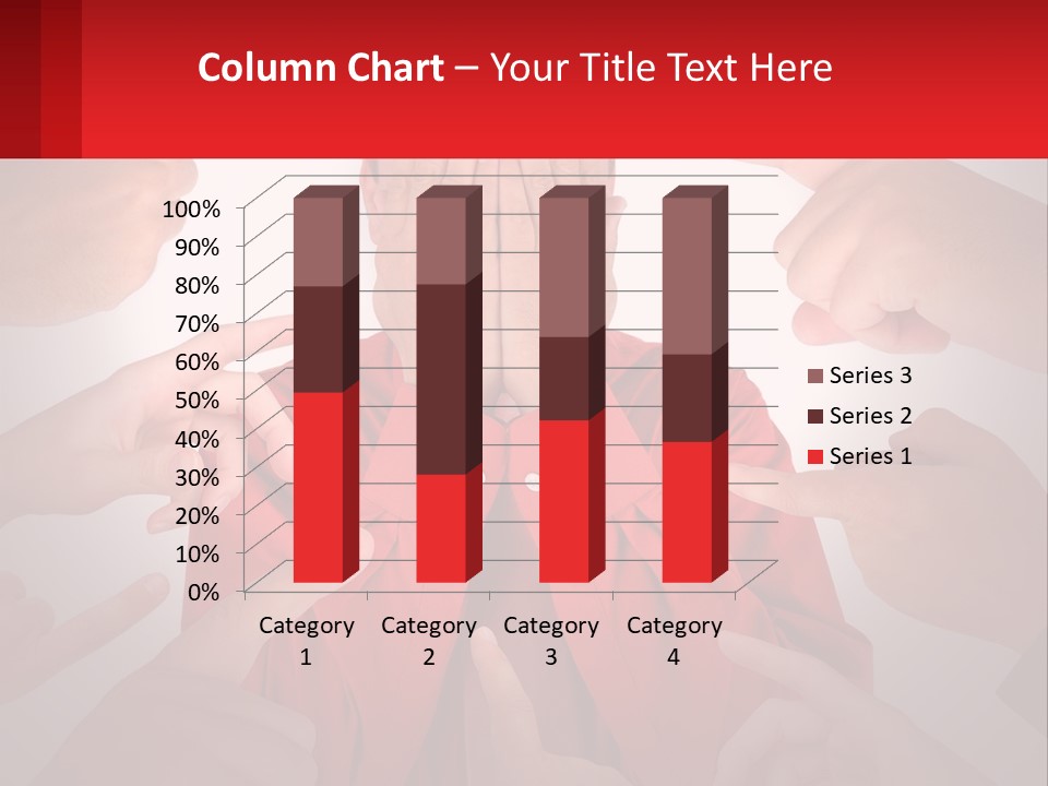 A Group Of People Covering Their Faces With Their Hands PowerPoint Template